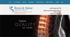 Desktop Screenshot of brainandspineoftexas.com